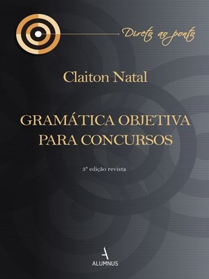 cover image of Gramática objetiva para concursos 3ª edição revista